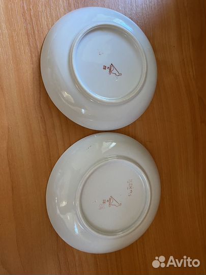 Блюдца 2 шт. Дулево. Одним лотом