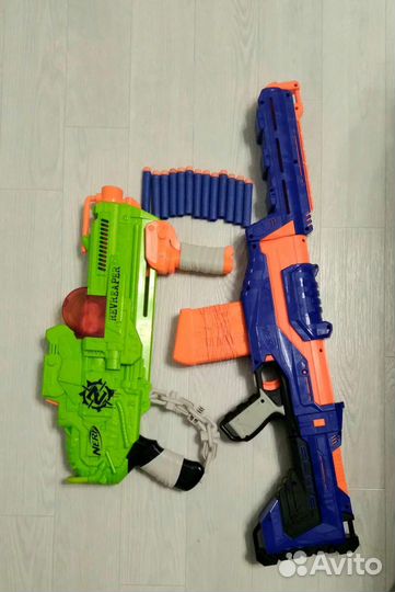 Бластеры Нерф Зомби Страйк и Страйк Элит