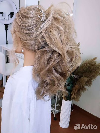 Голова манекен натуральные волосы