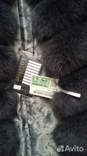 Меховой жилет из песца