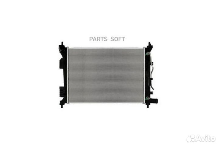 Радиатор охлаждения Хендай Солярис 2010 - АКПП