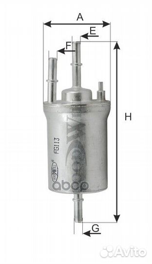 Фильтр топливный audi A3,TT, scoda Fabia, Octav