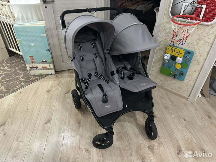Коляска для двойни valco baby snap duo погодок