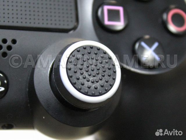 Накладка на стик Dualshock/Xbox плоская, рельеф чб