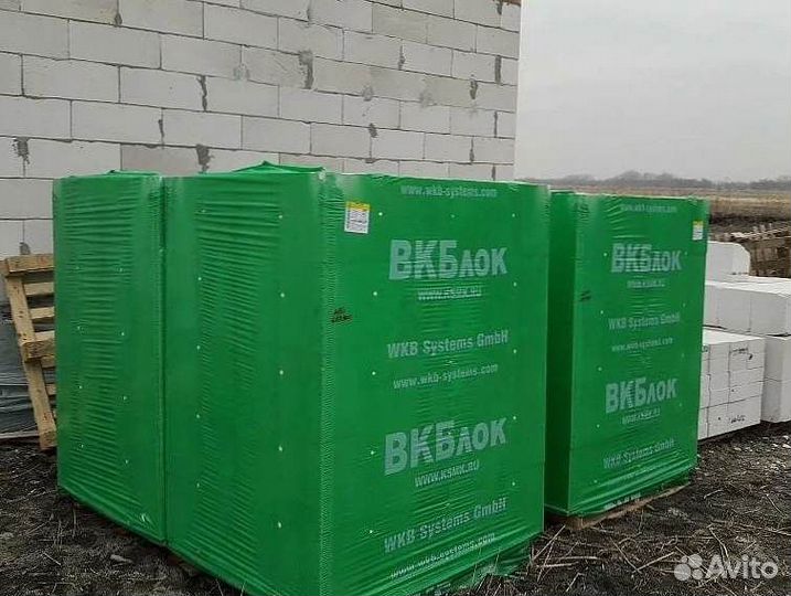 Газобетонные блоки 625*200*250