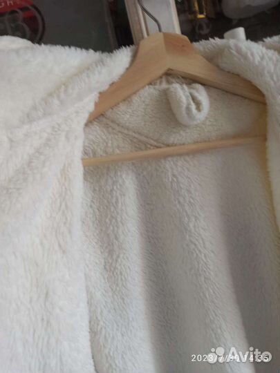 Халат махровый, плюшевый, тёплый