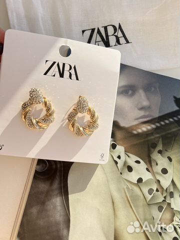 Серьги Zara новые