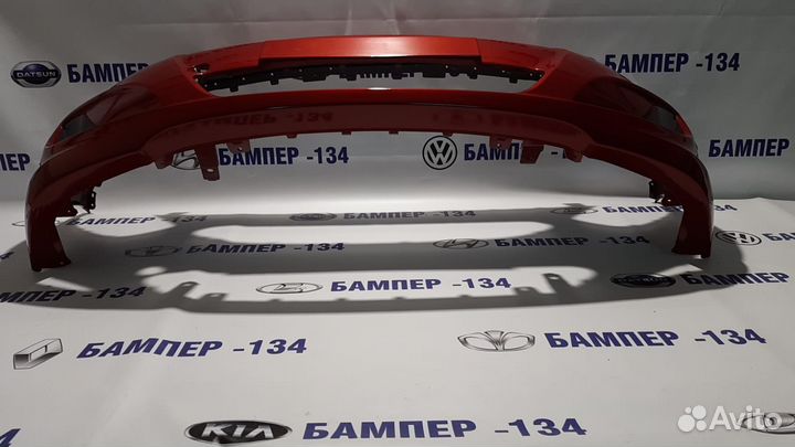 Бампер передний hyundai solaris 1 TDY (Красный)