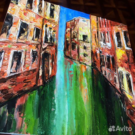 Картина масло холст пейзаж море заказ