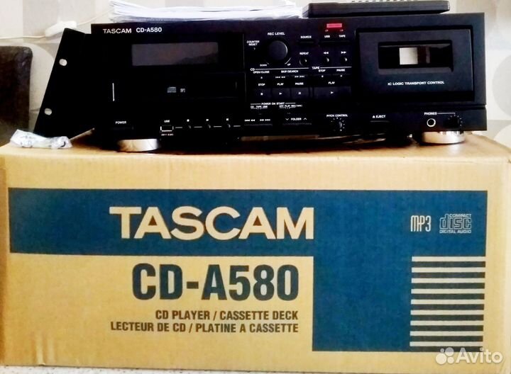 Tascam CD-A580(Teac) – профес CD/USB/Cass рекордер