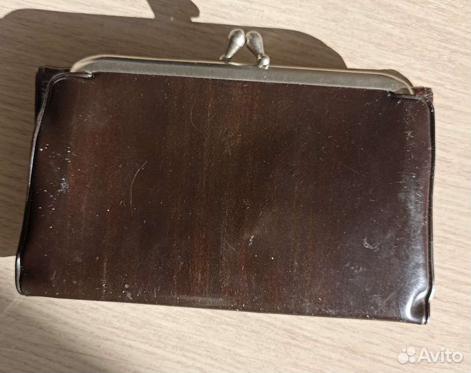 Кошелёк винтажный с подмигивающей девушкой СССР