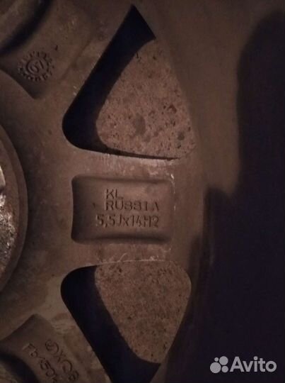 Литые диски r14 5,5Jx14H2
