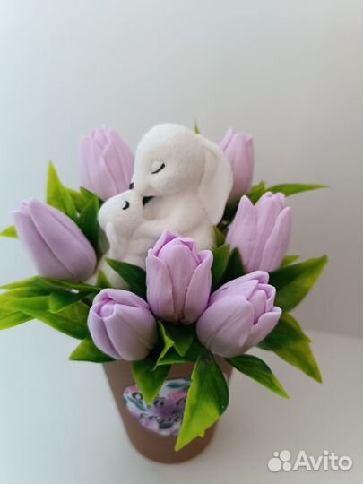 Букет из мыла день матери