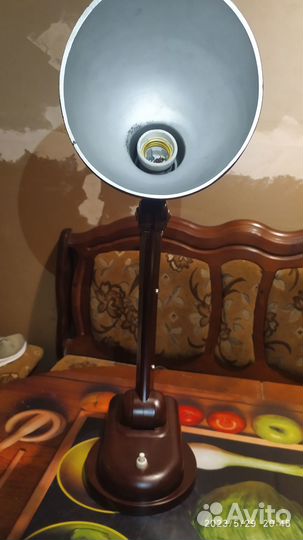 Лампа настольная карболит 