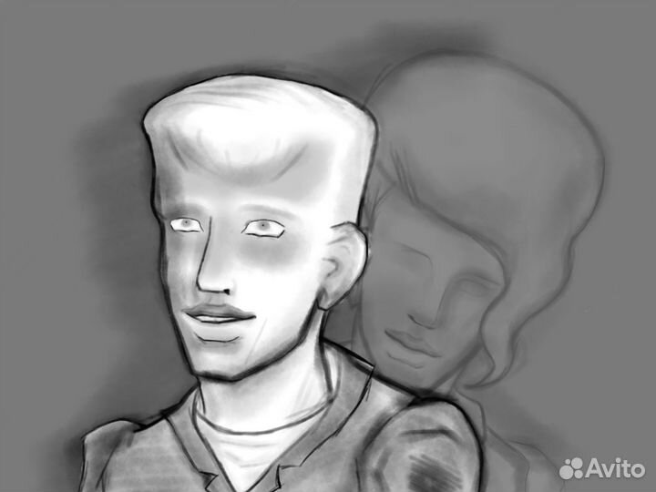 Арты в чёрно белом стиле