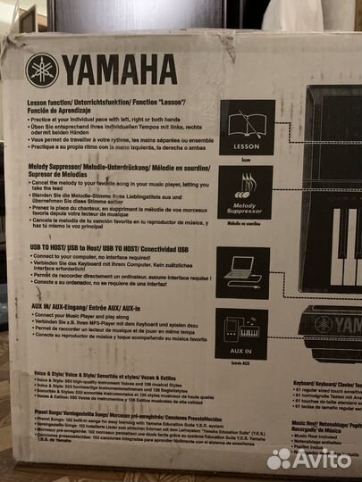 Синтезатор yamaha psr e343