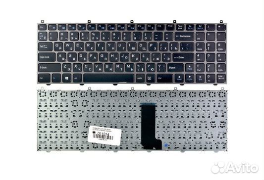 Новая Клавиатура черная с серой рамкой