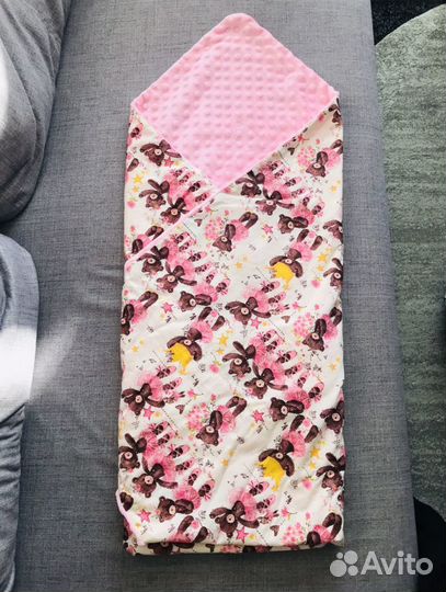 Конверт одеяло на выписку ручной работы