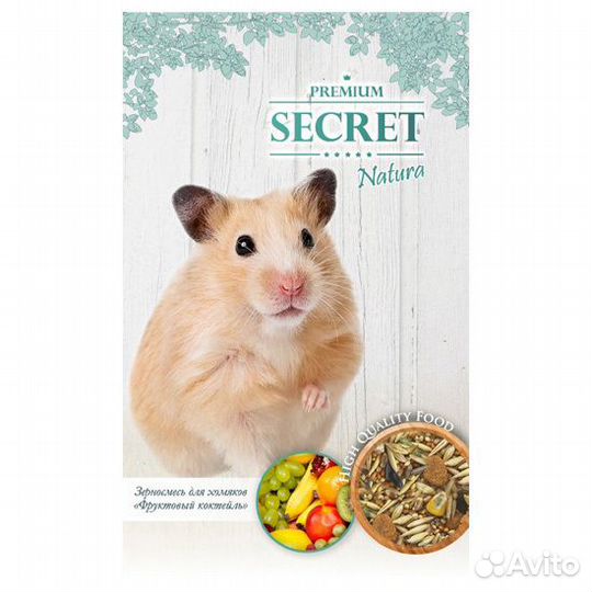 Secret natura зерносмесь для Хомяков Фруктовый кок