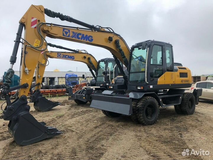 Колёсный экскаватор XCMG XE150WD, 2023