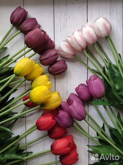 Тюльпаны силикон 7