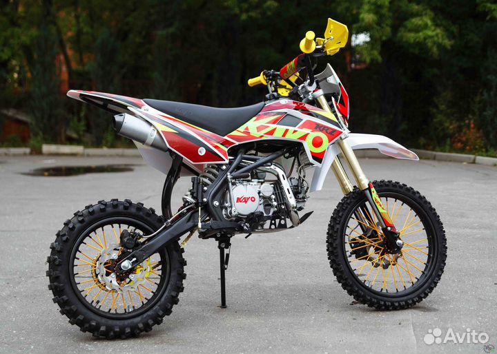 Питбайк Kayo YX150 красный