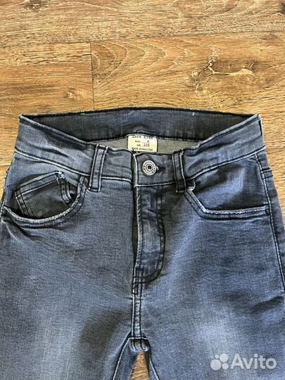 Джинсы на мальчика супер скинни 128