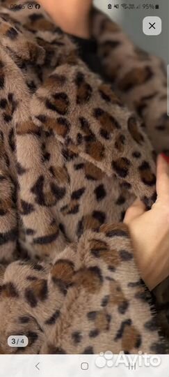 Искусственная леопардовая шуба
