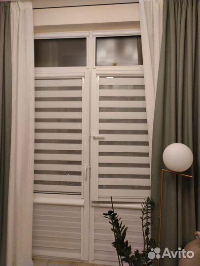 Рулонные шторы день ночь