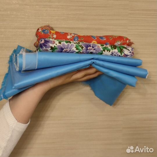 Отрез ткани хлопок СССР