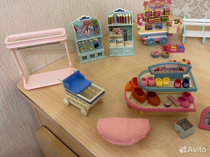 Sylvanian families наборы ярмарка и разные тележки