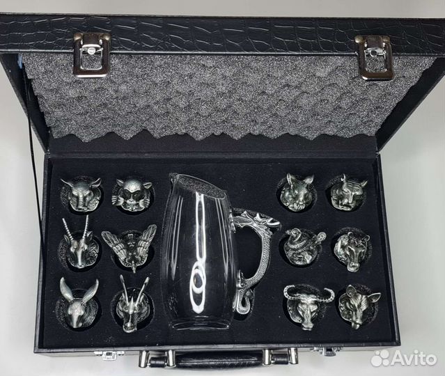 Подарочный набор рюмок перевертышей 12 штук