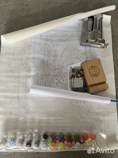 Картина по номерам на холсте 40 на 50