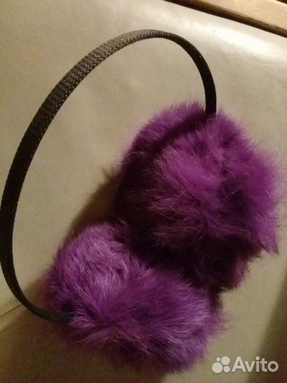 Меховые наушники