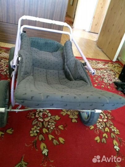 Большая детская коляска, для детей до 5 лет