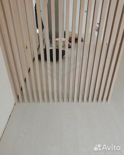 Декоративные реечные перегородки мдф 8 шт