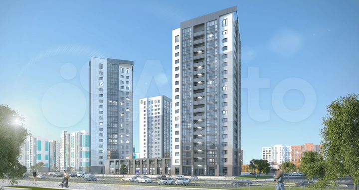 2-к. квартира, 48 м², 2/19 эт.