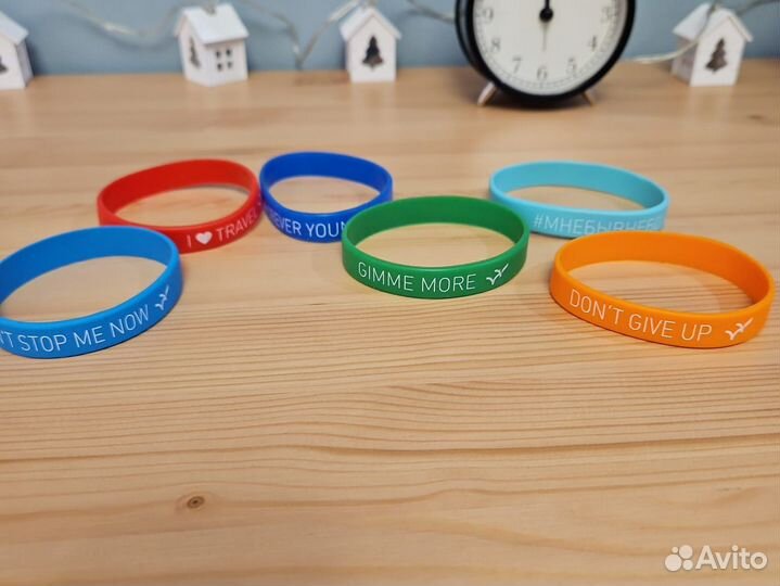 Силиконовые браслеты