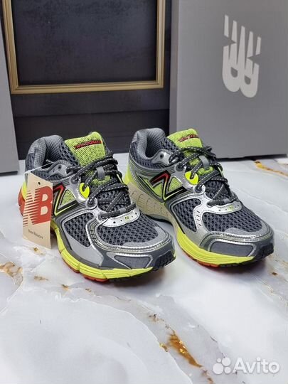 Кроссовки New Balance 860v3 Grey Neon Orange