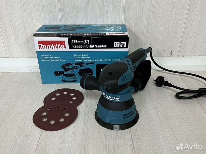 Эксцентриковая шлифмашинка орбитальная Makita