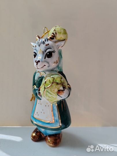 Коза, козочка, лапочка дочка лефортовский фарфор