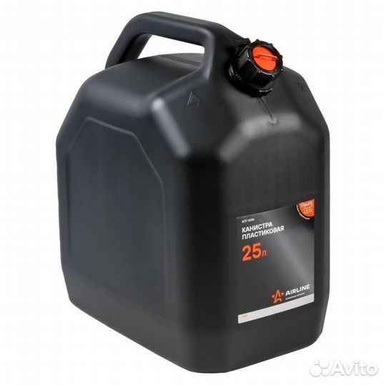 Канистра 25 л пластиковая pro, крышка с защитой от