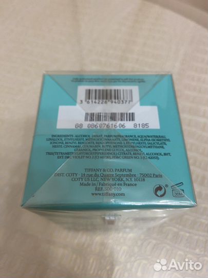 Духи оригинал Tiffany & Co Intense 30ml