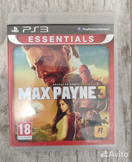 Диск для PS3 Max Payne 3