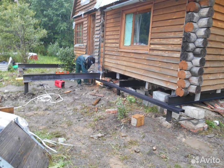 Замена венцов, полов