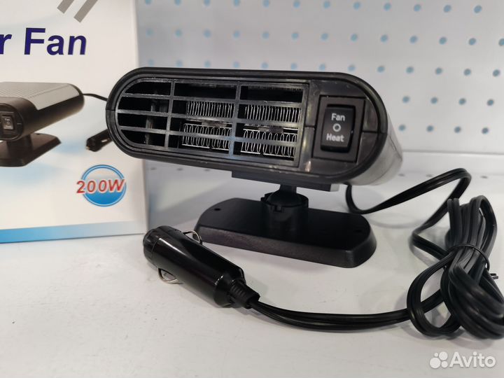 Тепловентилятор автомобильный 12v 200w