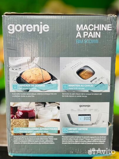 Хлебопечка Gorenje