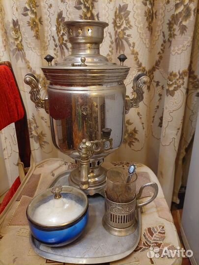 Старинные самовары на дровах