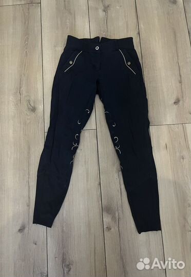 Бриджи для верховой езды с силиконовой леей