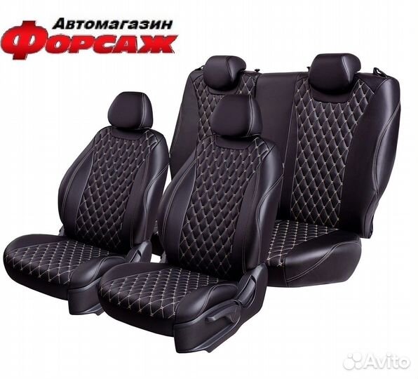 Чехлы модельные Renault Kaptur (c 2016 г.)